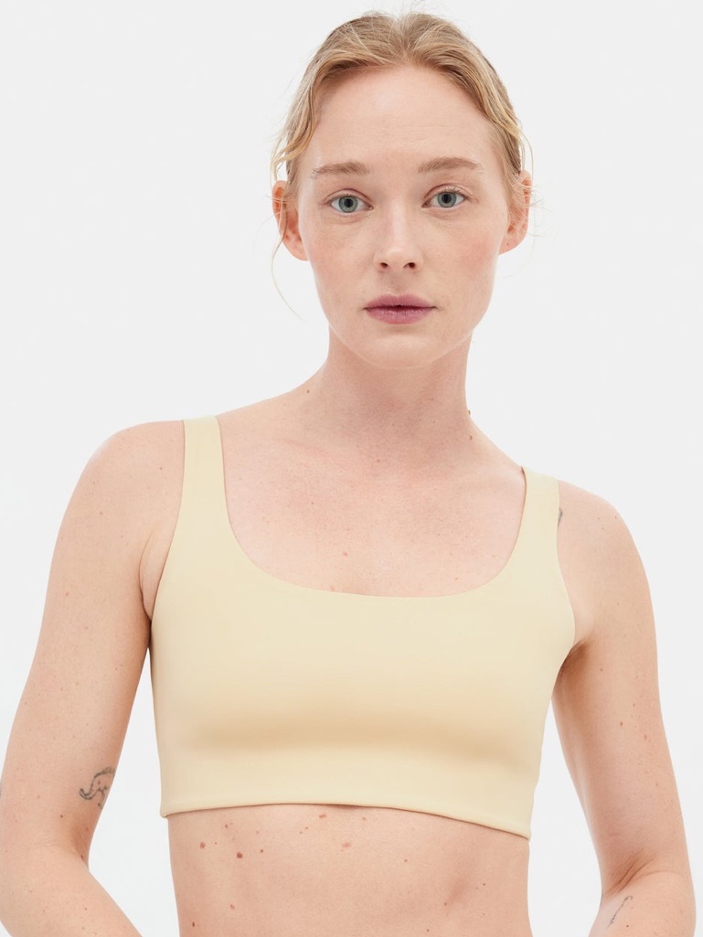 Girlfriend Collective /// Silk Scoop Bralette - Size Xs Nwt